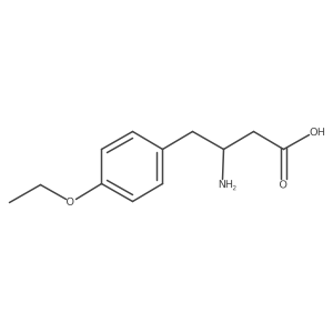 3-Amino-4-(4-ethoxyphenyl)butyric Acid结构式