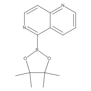 5-(4,4,5,5-Tetramethyl-1,3,2-dioxaborolan-2-yl)-1,6-naphthyridine Structure