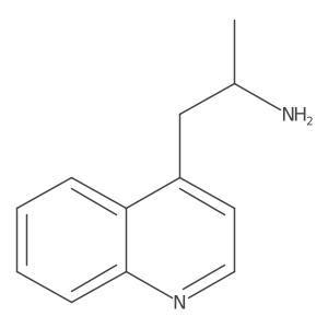 (2R)-1-(quinolin-4-yl)propan-2-amine结构式