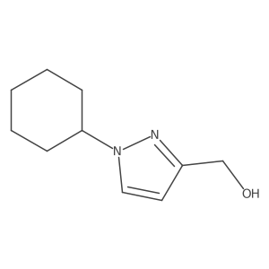 (1-Cyclohexylpyrazol-3-yl)methanol Structure