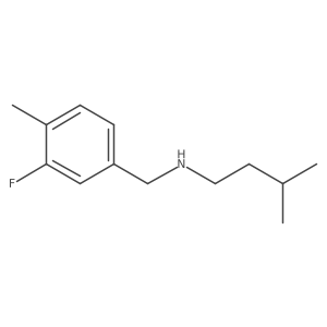 [(3-Fluoro-4-methylphenyl)methyl](3-methylbutyl)amine结构式