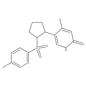 4-Methyl-5-(1-tosylpyrrolidin-2-yl)pyridine-2-thiol Structure