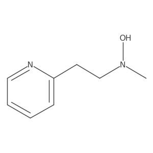 N-Methyl-N-(2-pyridin-2-ylethyl)hydroxylamine Structure
