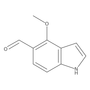 4-Methoxy-1H-indole-5-carbaldehyde Structure