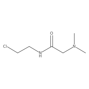 N-(2-chloroethyl)-2-(dimethylamino)acetamide Structure