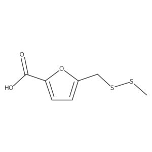 5-[(Methyldisulfanyl)methyl]furan-2-carboxylic acid Structure