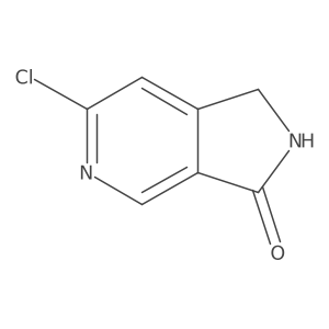 6-Chloro-1,2-dihydro-3H-pyrrolo[3,4-C]pyridin-3-one Structure