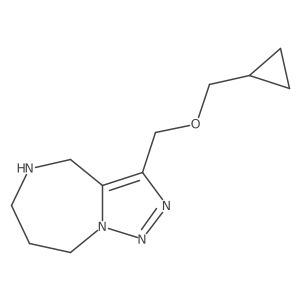 3-((Cyclopropylmethoxy)Methyl)-5,6,7,8-Tetrahydro-4H-[1,2,3]Triazolo[1,5-A][1,4]Diazepine Structure