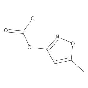 5-Methyl-1,2-oxazol-3-yl chloroformate Structure