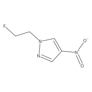 1-(2-fluoroethyl)-4-nitro-1H-pyrazole Structure