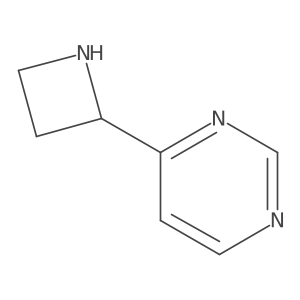 4-(Azetidin-2-yl)pyrimidine Structure