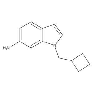 1-(cyclobutylmethyl)-1H-indol-6-amine结构式