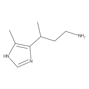 3-(4-methyl-1H-imidazol-5-yl)butan-1-amine Structure