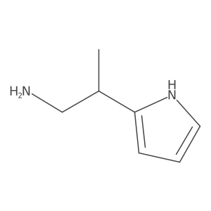 2-(1H-pyrrol-2-yl)propan-1-amine结构式
