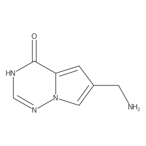 6-(Aminomethyl)pyrrolo[2,1-f][1,2,4]triazin-4(3H)-one Structure