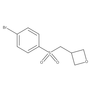 3-[(4-Bromophenyl)sulfonylmethyl]oxetane Structure