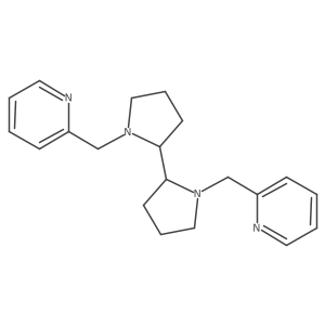 trans-1,1'-Bis(pyridin-2-ylmethyl)-2,2'-bipyrrolidine结构式