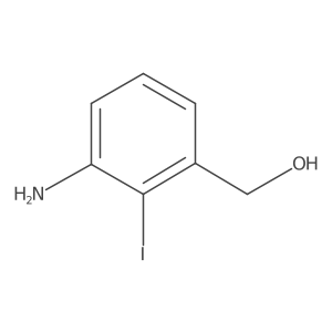 3-Amino-2-iodobenzenemethanol结构式