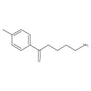 5-Amino-1-(4-methylphenyl)pentan-1-one结构式