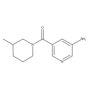 (5-Aminopyridin-3-yl)(3-methylpiperidin-1-yl)methanone Structure