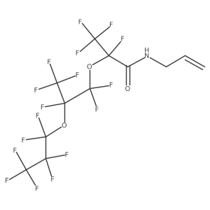 N-Allylperfluoro-2-(2-propoxypropoxy)propanamide Structure
