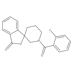 1'-(2-fluorobenzoyl)-3H-spiro[2-benzofuran-1,3'-piperidine]-3-one Structure