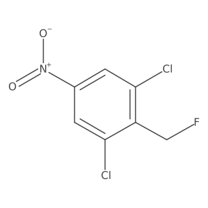 1,3-Dichloro-2-fluoromethyl-5-nitrobenzene结构式