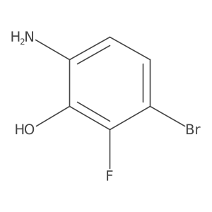 6-Amino-3-bromo-2-fluorophenol Structure