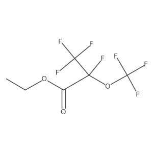 Ethyl 2,3,3,3-tetrafluoro-2-(trifluoromethoxy)propionate结构式
