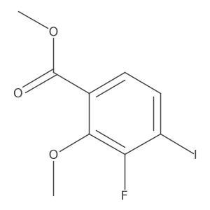 Methyl 3-fluoro-4-iodo-2-methoxybenzoate Structure