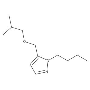 1-butyl-5-(isobutoxymethyl)-1H-pyrazole结构式