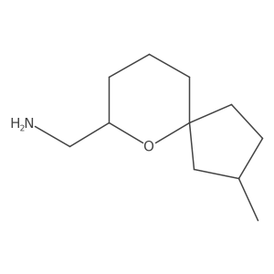 {2-Methyl-6-oxaspiro[4.5]decan-7-yl}methanamine结构式