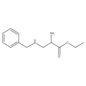 Ethyl 2-amino-3-(benzylamino)propanoate结构式