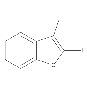 2-Iodo-3-methylbenzofuran Structure