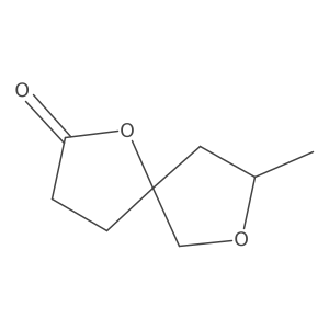 8-Methyl-1,7-dioxaspiro[4.4]nonan-2-one Structure