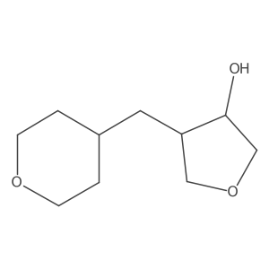 4-[(Oxan-4-yl)methyl]oxolan-3-ol结构式