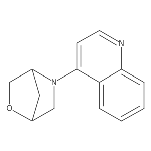 5-(Quinolin-4-yl)-2-oxa-5-azabicyclo[2.2.1]heptane结构式