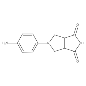 5-(4-aminophenyl)tetrahydropyrrolo[3,4-c]pyrrole-1,3(2H,3aH)-dione结构式