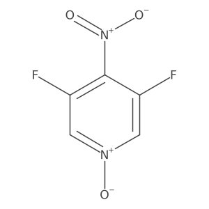 3,5-difluoro-4-nitropyridine N-oxide结构式
