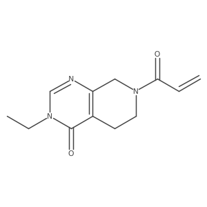 3-Ethyl-7-prop-2-enoyl-6,8-dihydro-5H-pyrido[3,4-d]pyrimidin-4-one Structure