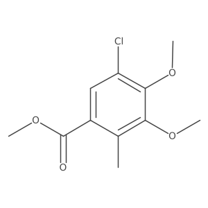 5-Chloro-3,4-dimethoxy-2-methylbenzoic acid methyl ester Structure