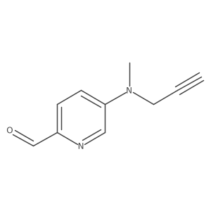 5-[Methyl(prop-2-yn-1-yl)amino]pyridine-2-carbaldehyde结构式