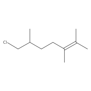 7-Chloro-2,3,6-trimethylhept-2-ene Structure