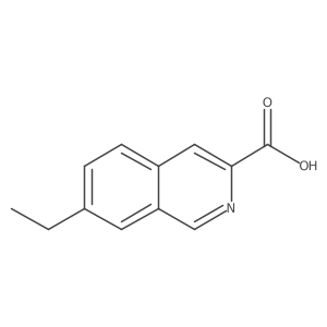 7-Ethylisoquinoline-3-carboxylic acid结构式