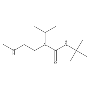 3-Tert-butyl-1-[2-(methylamino)ethyl]-1-(propan-2-yl)urea Structure