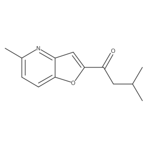 3-Methyl-1-{5-methylfuro[3,2-b]pyridin-2-yl}butan-1-one结构式