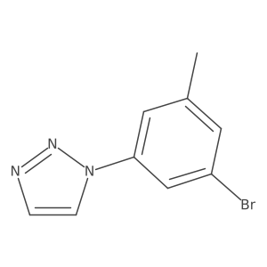 1-(3-bromo-5-methylphenyl)-1H-1,2,3-triazole Structure