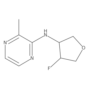 N-(4-fluorooxolan-3-yl)-3-methylpyrazin-2-amine Structure
