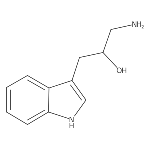 (2S)-1-amino-3-(1H-indol-3-yl)propan-2-ol Structure