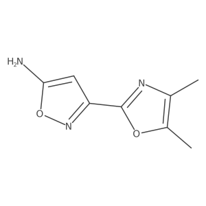 3-(Dimethyl-1,3-oxazol-2-yl)-1,2-oxazol-5-amine结构式